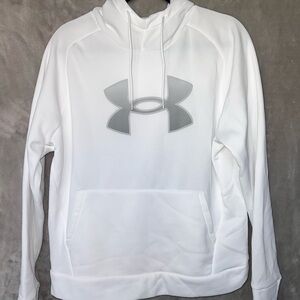 Armour Fleece Hoodie. White. Women’s size Large.